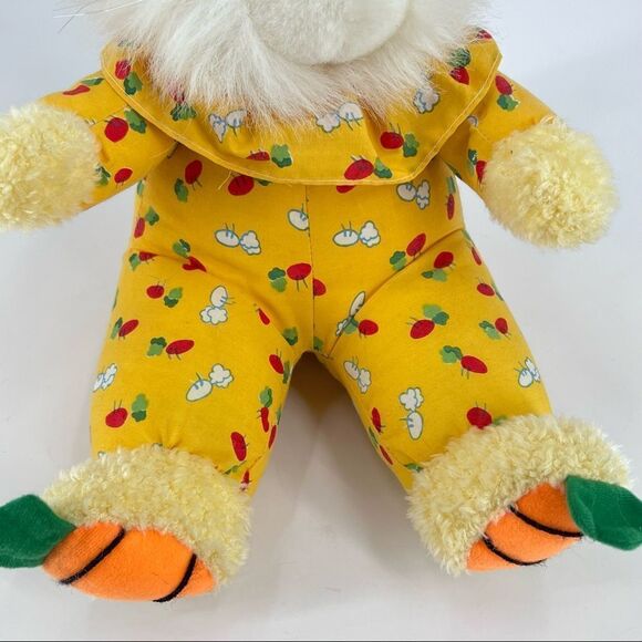 NWT Vintage KellyToy Easter Rabbit Bunny Plush Stuffed stuffie carrots 1997 - Picture 3 of 10